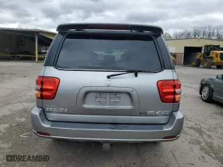 2004 Toyota Sequoia Limited with VIN 5TDBT48A24S215547, listed as a Copart auction lot 53239665 with 155,540 mi miles and Clean Title. Bid and sale history available at carsss.com. Image 6.