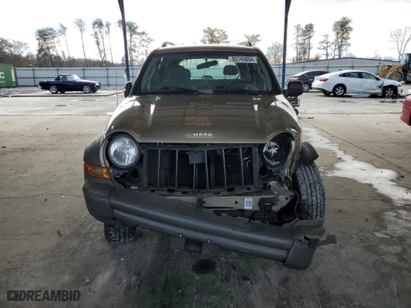 2007 Jeep Liberty Sport with VIN 1J4GK48K17W516682, listed as a Copart auction lot 85745854 with 141,113 mi miles and Salvage Title. Bid and sale history available at carsss.com. Image 5.
