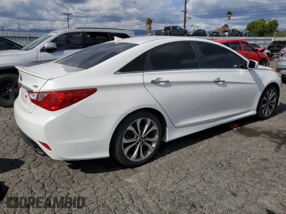 2014 Hyundai Sonata Limited with VIN 5NPEC4AB8EH844169, listed as a Copart auction lot 51661195 with 131,713 mi miles and Clean Title. Bid and sale history available at DreamBid. Image 3.
