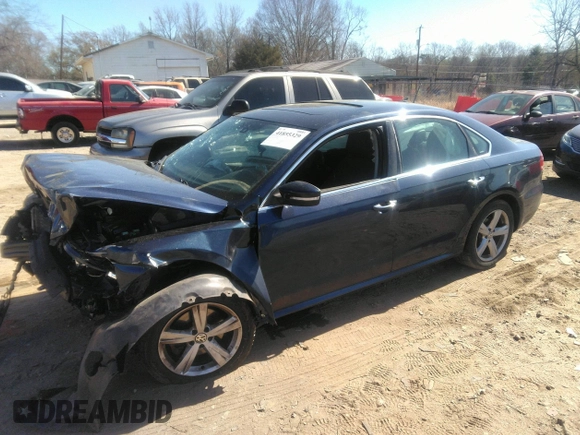 2013 Volkswagen Passat SE с VIN 1VWBP7A32DC126643, выставлен на аукционе IAAI как лот 41855329 с пробегом Не указан миль и . История ставок и продаж доступна на DreamBid. Изображение 2.