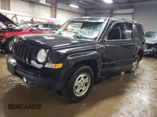 2017 Jeep Patriot Sport with VIN 1C4NJPBBXHD203721, listed as a Copart auction lot 47815675 with 121,564 mi miles and Salvage Title. Bid and sale history available at carsss.com. Image 1.