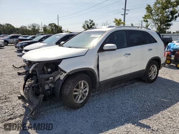 2014 Kia Sorento LX с VIN 5XYKT3A69EG508439, выставлен на аукционе Copart как лот 56848285 с пробегом Не указан миль и Списание • Salvage title. История ставок и продаж доступна на DreamBid. Изображение 1.