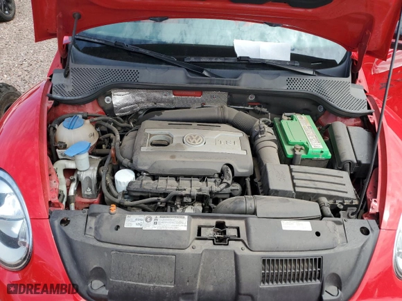 2012 Volkswagen Beetle 2.0T Turbo PZEV with VIN 3VWVA7AT5CM654978, listed as a Copart auction lot 66766654 with 60,842 mi miles and Salvage Title. Bid and sale history available at carsss.com. Image 11.