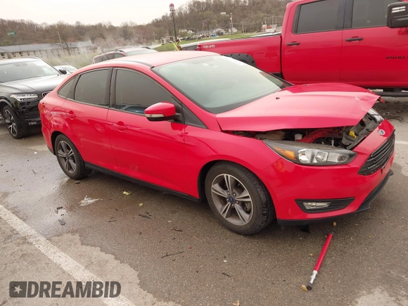 2017 Ford Focus SE with VIN 1FADP3FE8HL328221, listed as a IAAI auction lot 41813348 with 76,400 mi miles and . Bid and sale history available at carsss.com. Image 1.