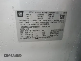 2015 Chevrolet Equinox LS z VIN 2GNALAEK6F1163641, wystawiony jako Copart lot #57522835 z przebiegiem 114 241 mil mil oraz Szkoda całkowita • Salvage title. Historia ofert i sprzedaży dostępna na DreamBid. Obrazek 13.