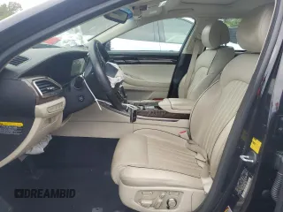 2019 Genesis G90 3.3T Premium with VIN KMHG34JA8KU050754, listed as a Copart auction lot 72037554 with 52,318 mi miles and Salvage Title. Bid and sale history available at carsss.com. Image 7.