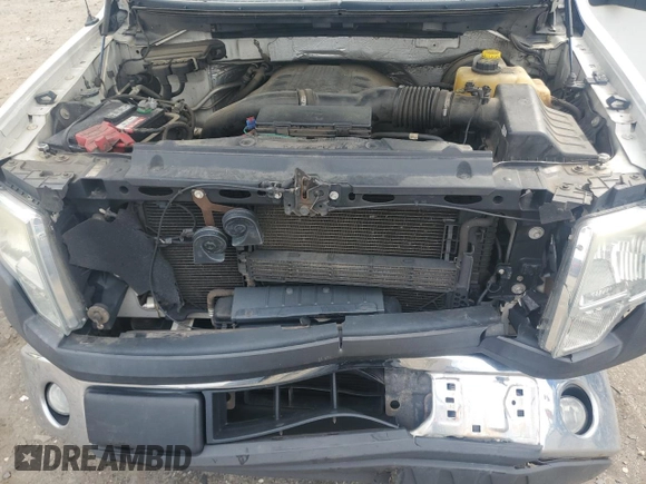 2014 Ford F-150 with VIN 1FTPF1CT4EKD54463, listed as a Copart auction lot 53121375 with 129,116 mi miles and Salvage title. Bid and sale history available at DreamBid. Image 12.