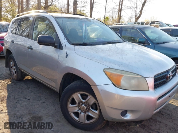 2006 Toyota RAV4 with VIN JTMBD33V666002766, listed as a IAAI auction lot 41897058 with 240,517 mi miles. Bid and sale history available at carsss.com. Image 1.