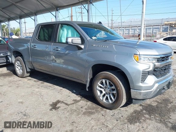 2024 Chevrolet Silverado 1500 LT with VIN 1GCPDKEK4RZ261794, listed as a IAAI auction lot 41996700 with 14,566 mi miles and . Bid and sale history available at DreamBid. Image 1.