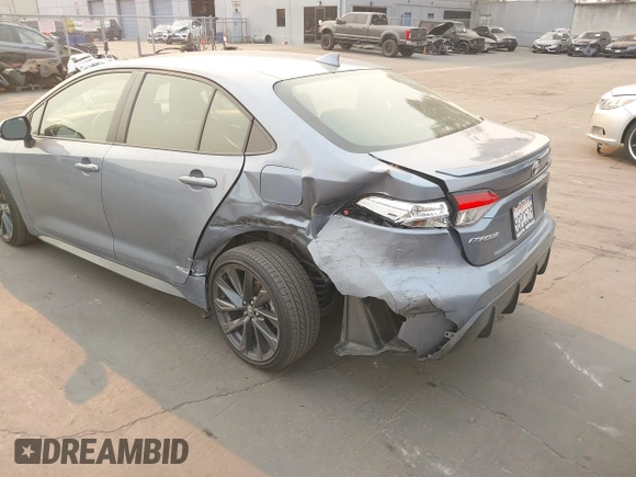 2023 Toyota Corolla Hybrid LE with VIN JTDBCMFE6P3002578, listed as a IAAI auction lot 41275201 with 34,263 mi miles. Bid and sale history available at carsss.com. Image 18.