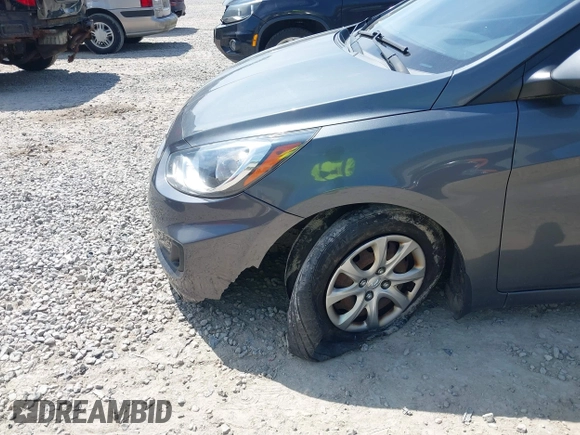2013 Hyundai Accent GS with VIN KMHCT5AE7DU094139, listed as a IAAI auction lot 42312906 with 160,146 mi miles and . Bid and sale history available at DreamBid. Image 6.