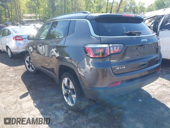 2018 Jeep Compass Limited с VIN 3C4NJDCB1JT354816, выставлен на аукционе IAAI как лот 42009762 с пробегом 73 433 миль миль и . История ставок и продаж доступна на DreamBid. Изображение 3.