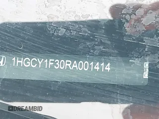 2024 Honda Accord EX с VIN 1HGCY1F30RA001414, выставлен на аукционе IAAI как лот 41188008 с пробегом 22 837 миль миль и . История ставок и продаж доступна на DreamBid. Изображение 9.
