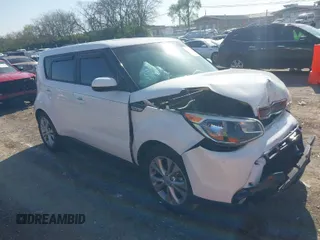 2016 Kia Soul + with VIN KNDJP3A56G7332246, listed as a IAAI auction lot 42003800 with 78,621 mi miles. Bid and sale history available at carsss.com. Image 1.