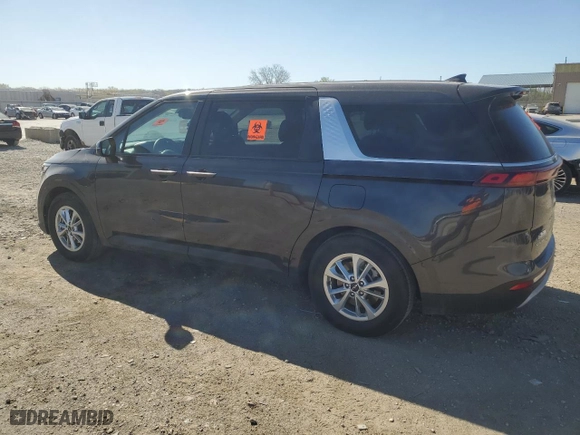 2024 Kia Carnival LX with VIN KNDNB4H33R6315598, listed as a Copart auction lot 50732584 with 22,099 mi miles and Non Repairable. Bid and sale history available at carsss.com. Image 2.