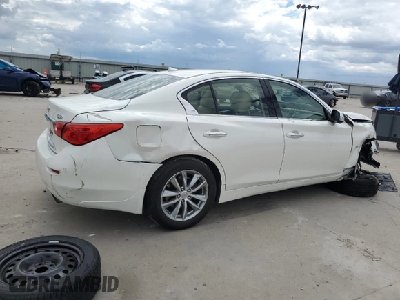 2017 Infiniti Q50 Premium z VIN JN1EV7APXHM740187, wystawiony jako Copart lot #56606145 z przebiegiem 101 308 mil mil oraz Szkoda całkowita • Salvage title. Historia ofert i sprzedaży dostępna na DreamBid. Obrazek 3.