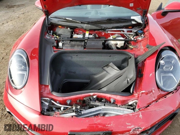 2020 Porsche 911 Carrera S with VIN WP0CB2A92LS262255, listed as a Copart auction lot 79292934 with 15,704 mi miles and Salvage Title. Bid and sale history available at carsss.com. Image 13.