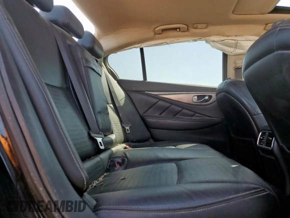2015 Infiniti Q50 Sport with VIN JN1BV7AR2FM393634, listed as a Copart auction lot 52210065 with 147,423 mi miles and Clean title. Bid and sale history available at DreamBid. Image 10.