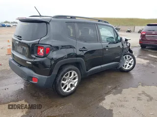 2017 Jeep Renegade Latitude with VIN ZACCJABB9HPE58804, listed as a IAAI auction lot 42100567 with 100,474 mi miles. Bid and sale history available at carsss.com. Image 4.
