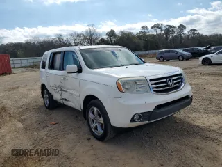 2013 Honda Pilot EX-L with VIN 5FNYF3H56DB014981, listed as a Copart auction lot 48182055 with 222,663 mi miles and Salvage Title. Bid and sale history available at DreamBid. Image 4.