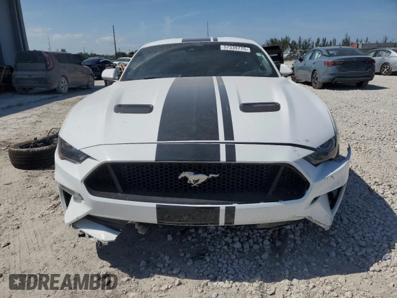 2023 Ford Mustang GT with VIN 1FA6P8CF5P5302262, listed as a Copart auction lot 57339775 with 41,952 mi miles and Salvage title. Bid and sale history available at DreamBid. Image 5.