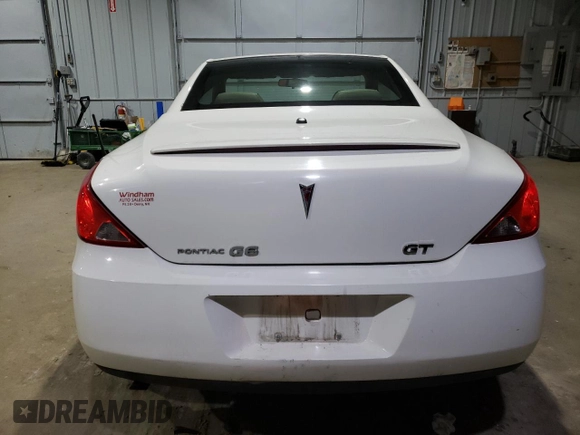2007 Pontiac G6 GT with VIN 1G2ZH36N274266244, listed as a Copart auction lot 85780794 with 158,974 mi miles and Salvage Title. Bid and sale history available at carsss.com. Image 6.