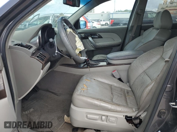 2011 Acura MDX with VIN 2HNYD2H20BH500130, listed as a Copart auction lot 59684785 with 212,375 mi miles and Salvage title. Bid and sale history available at DreamBid. Image 7.