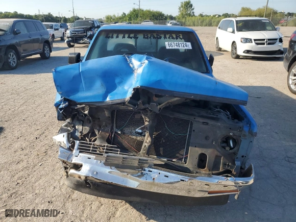 1992 Chevrolet S-10 with VIN 1GCCS14R4N2152624, listed as a Copart auction lot 66748124 with 100,002 mi miles and Salvage Title. Bid and sale history available at carsss.com. Image 5.