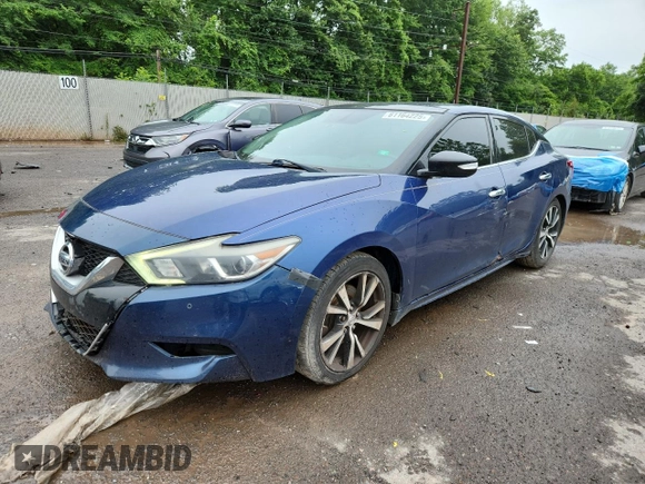 2017 Nissan Maxima S with VIN 1N4AA6AP7HC442810, listed as a Copart auction lot 61164225 with 279,380 mi miles and Salvage title. Bid and sale history available at DreamBid. Image 1.