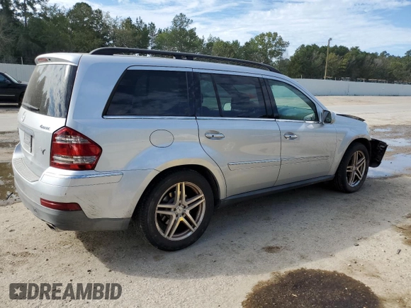 2009 Mercedes-Benz GL-Class 4.6L with VIN 4JGBF71E29A450066, listed as a Copart auction lot 73738034 with 108,285 mi miles and Salvage Title. Bid and sale history available at carsss.com. Image 3.