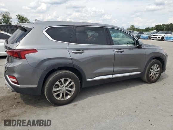 2019 Hyundai Santa Fe SEL z VIN 5NMS33ADXKH092904, wystawiony jako Copart lot #55570725 z przebiegiem 110 351 mil mil oraz Szkoda całkowita • Salvage title. Historia ofert i sprzedaży dostępna na DreamBid. Obrazek 3.