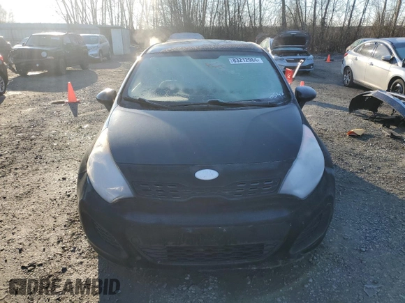 2014 Kia Rio LX with VIN KNADM5A39E6358548, listed as a Copart auction lot 83212984 with 132,272 mi miles and Salvage Title. Bid and sale history available at carsss.com. Image 5.