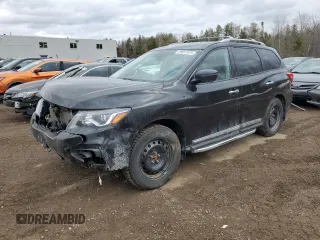 2018 Nissan Pathfinder SL with VIN 5N1DR2MM1JC671625, listed as a Copart auction lot 49857625 with 98,074 mi miles and Salvage Title. Bid and sale history available at carsss.com. Image 1.