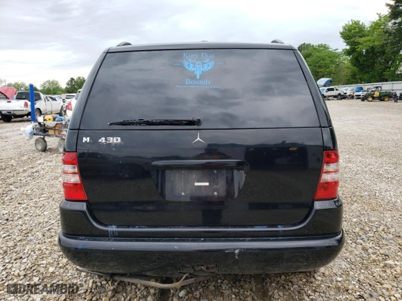 1999 Mercedes-Benz M-Class with VIN 4JGAB72E0XA088242, listed as a Copart auction lot 54570284 with 0 mi miles and Salvage Title. Bid and sale history available at carsss.com. Image 6.