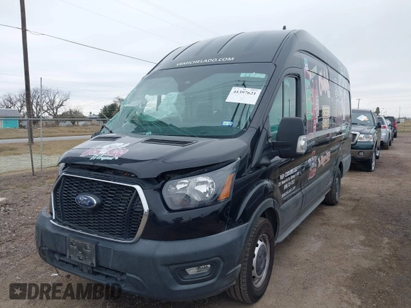 2023 Ford Transit Cargo with VIN 1FTBR3XG9PKA31930, listed as a IAAI auction lot 41397621 with 62,874 mi miles and . Bid and sale history available at DreamBid. Image 18.