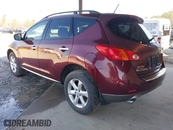 2009 Nissan Murano SL with VIN JN8AZ18W59W108749, listed as a IAAI auction lot 41790025 with 151,179 mi miles and . Bid and sale history available at DreamBid. Image 3.