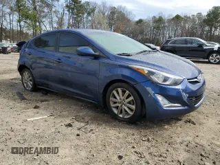 2016 Hyundai Elantra SE with VIN 5NPDH4AE7GH702342, listed as a Copart auction lot 48133575 with 129,978 mi miles and Salvage Title. Bid and sale history available at DreamBid. Image 4.