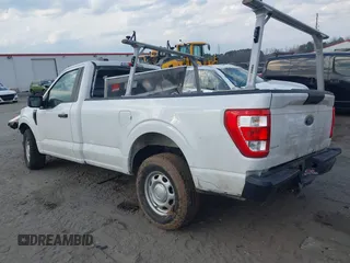 2022 Ford F-150 XL with VIN 1FTMF1CB2NKD95281, listed as a IAAI auction lot 41684433 with 1 mi miles. Bid and sale history available at carsss.com. Image 3.