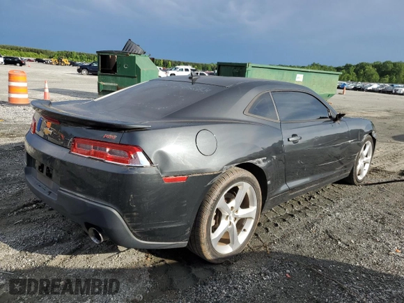 2015 Chevrolet Camaro LT z VIN 2G1FD1E34F9284313, wystawiony jako Copart lot #55575245 z przebiegiem 95 355 mil mil oraz Szkoda całkowita • Salvage title. Historia ofert i sprzedaży dostępna na DreamBid. Obrazek 3.