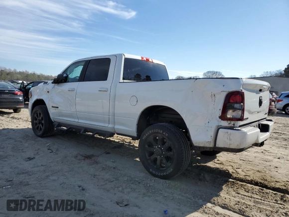 2022 Ram 2500 Big Horn with VIN 3C6UR5DJ8NG294488, listed as a Copart auction lot 47257305 with 26,942 mi miles and Salvage Title. Bid and sale history available at carsss.com. Image 2.