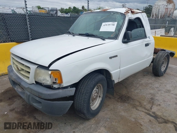 2001 Ford Ranger XL with VIN 1FTYR10C21PA20994, listed as a IAAI auction lot 42135738 with 176,913 mi miles. Bid and sale history available at carsss.com. Image 2.