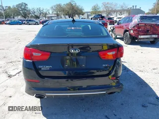 2015 Kia Optima SX Turbo with VIN 5XXGR4A63FG442597, listed as a IAAI auction lot 41533157 with 156,138 mi miles and . Bid and sale history available at DreamBid. Image 16.