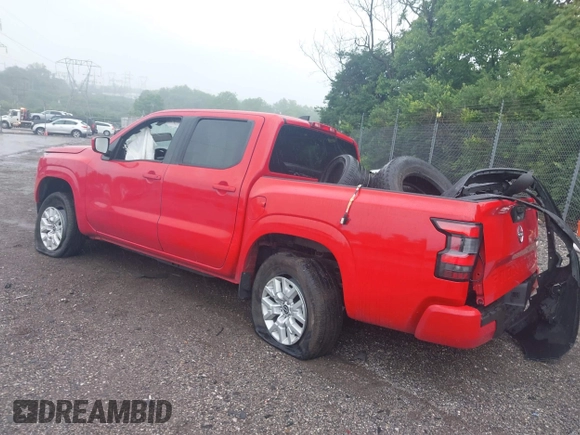2023 Nissan Frontier SV with VIN 1N6ED1EK5PN656523, listed as a IAAI auction lot 42341035 with 38,653 mi miles and . Bid and sale history available at DreamBid. Image 3.