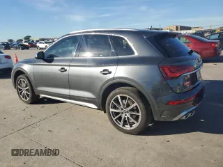 2022 Audi SQ5 Premium with VIN WA1A4AFYXN2102097, listed as a Copart auction lot 80156244 with 20,458 mi miles and Salvage Title. Bid and sale history available at DreamBid. Image 2.