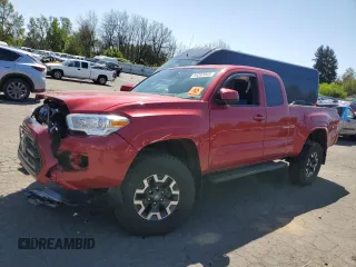 2019 Toyota Tacoma SR z VIN 5TFSX5EN8KX065520, wystawiony jako Copart lot #54252045 z przebiegiem 48 868 mil mil oraz Szkoda całkowita • Salvage title. Historia ofert i sprzedaży dostępna na DreamBid. Obrazek 1.
