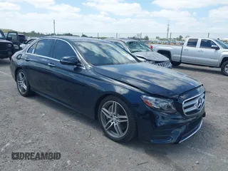 2017 Mercedes-Benz E E 300 Luxury with VIN WDDZF4JB8HA207132, listed as a IAAI auction lot 42155585 with Not Provided miles. Bid and sale history available at carsss.com. Image 1.