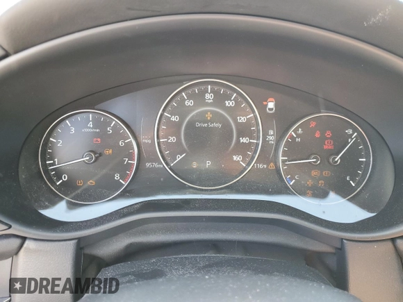 2024 Mazda CX-30 S with VIN 3MVDMBAMXRM680355, listed as a Copart auction lot 61815355 with 9,576 mi miles and Salvage title. Bid and sale history available at DreamBid. Image 9.