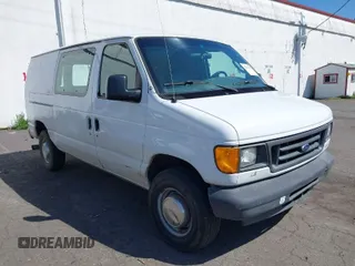 2005 Ford Econoline Cargo Commercial with VIN 1FTSE34P55HA41784, listed as a IAAI auction lot 42012391 with 162,785 mi miles and . Bid and sale history available at DreamBid. Image 1.