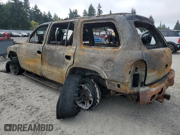 2001 Dodge Durango with VIN 1B4HS28N51F637762, listed as a Copart auction lot 65922255 with Not provided miles and Salvage title. Bid and sale history available at DreamBid. Image 2.