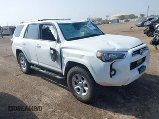 2023 Toyota 4Runner SR5 with VIN JTEMU5JR0P6128872, listed as a IAAI auction lot 41908503 with 47,867 mi miles and . Bid and sale history available at DreamBid. Image 1.